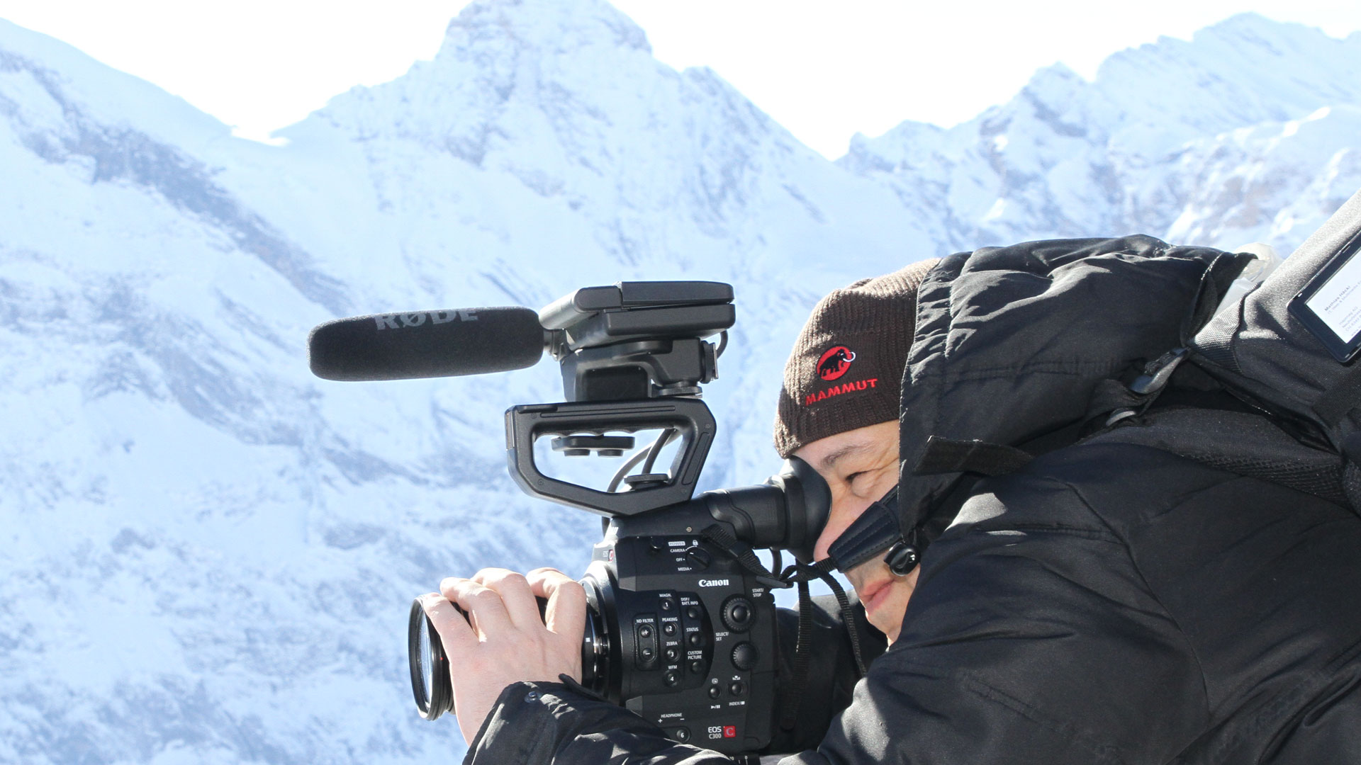 Canon C300 up in the alps